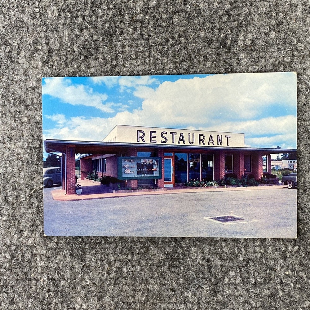 Vintage Winnie Vee Restaurant Postcard Yulee FL Unposted 1950s US 17 At‎ A1A